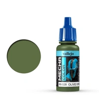 Vallejo Mecha Colour Olive Green 17ml Acrylic Airbrush Paint