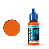 Vallejo Mecha Colour Orange Fluorescent 17ml Acrylic Airbrush Paint