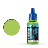 Vallejo 69057 Mecha Colour Green Fluorescent 17ml Acrylic Airbrush Paint