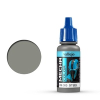 Vallejo Mecha Colour Steel 17ml Acrylic Airbrush Paint