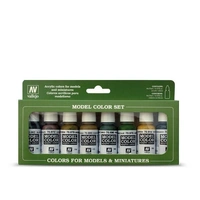 Vallejo Model Colour Panzer Colours 8 Colour Acrylic Paint Set