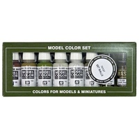 Vallejo Model Colour Building Set 8 Colour Acrylic Paint Set