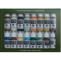 Vallejo Model Colour Naval (Steam Era) 16 Colour Acrylic Paint Set