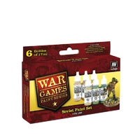 Vallejo Model Colour WWII Wargames Soviet 6 Colour Acrylic Paint Set