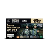 Vallejo Model Colour German Fallschirmjäger Early WWII 8 Colour Acrylic Paint Set
