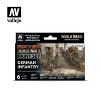 Vallejo 70206 Model Colour WWII German Infantry Acrylic 6 Colour Paint Set