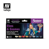 Vallejo 70242 Model Color Elves & Gnomes Acrylic 8 Colour Paint Set