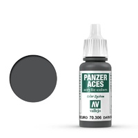 Vallejo Panzer Aces Dark Rubber 17 ml Acrylic Paint