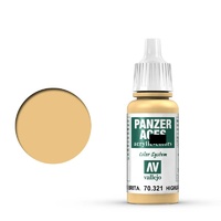 Vallejo 70321 Panzer Aces Bristish Tanker Highlights 17 ml Acrylic Paint
