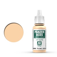 Vallejo Panzer Aces Flesh Highlights 17 ml Acrylic Paint