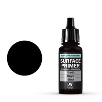 Vallejo Surface Primer Black 18 ml Acrylic Paint