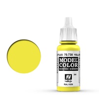 Vallejo Model Colour #206 Fluorescent Yellow 17 ml Acrylic Paint