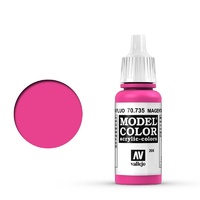 Vallejo Model Colour #208 Fluorescent Magenta 17 ml Acrylic Paint