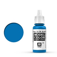 Vallejo Model Colour #209 Fluorescent Blue 17 ml Acrylic Paint