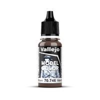 Vallejo Model Colour #016 - Chestnut Brown - 18 ml Matt Acrylic Paint