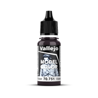 Vallejo Model Colour #054 - Black Violet - 18 ml Matt Acrylic Paint