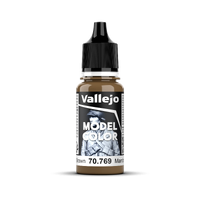 Vallejo Model Colour #148 - Mustard Brown - 18 ml Matt Acrylic Paint
