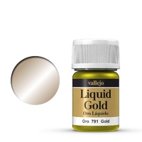 Vallejo Model Colour Metallic Gold (Alcohol Base) 35 ml Acrylic Paint