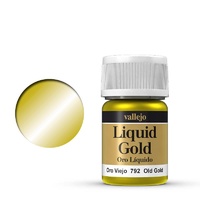 Vallejo Model Colour Metallic Old Gold (Alcohol Base) 35 ml Acrylic Paint