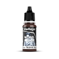 Vallejo Model Colour #163 - Burnt Red - 18 ml Matt Acrylic Paint