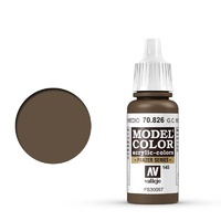 Vallejo Model Colour #129 German Cam MedBrown 17 ml Acrylic Paint