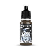 Vallejo Model Colour #129 - Medium Brown - 18 ml Matt Acrylic Paint
