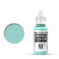 Vallejo Model Colour #202 Verdigris Glaze 17 ml Acrylic Paint