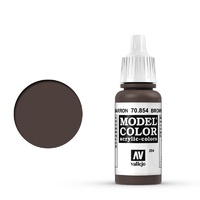Vallejo Model Colour #204 Brown Glaze 17 ml Acrylic Paint