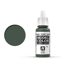 Vallejo Model Colour #164 Dark Bluegrey 17 ml Acrylic Paint