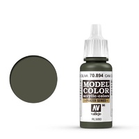 Vallejo Model Colour #096 Cam Olive Green 17 ml Acrylic Paint