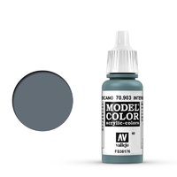 Vallejo Model Colour #060 Intermediate Blue 17 ml Acrylic Paint