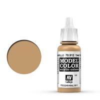 Vallejo Model Colour #122 Tan Yellow 17 ml Acrylic Paint