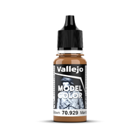 Vallejo Model Colour #020 - Light Brown - 18 ml Matt Acrylic Paint