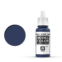 Vallejo Model Colour #187 Transparent Blue 17 ml Acrylic Paint
