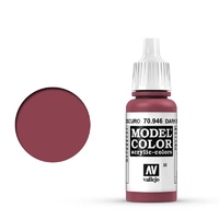 Vallejo Model Colour #032 Dark Red 17 ml Acrylic Paint