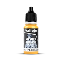 Vallejo Model Colour #028 - Golden Yellow - 18 ml Matt Acrylic Paint