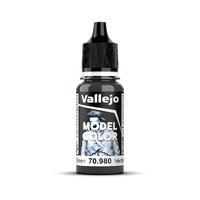 Vallejo Model Colour #080 - Black Green - 18 ml Matt Acrylic Paint