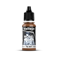 Vallejo Model Colour #160 - Orange Brown - 18 ml Matt Acrylic Paint