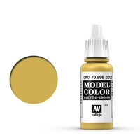Vallejo 70996 Model Colour #172 Metallic Gold 17 ml Acrylic Paint