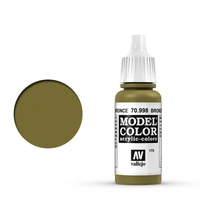 Vallejo Model Colour #201 Metallic Bronze 17 ml Acrylic Paint