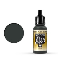 Vallejo Model Air Olive Green 17 ml Acrylic Airbrush Paint