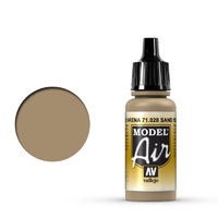 Vallejo Model Air Sand Yellow 17 ml Acrylic Airbrush Paint