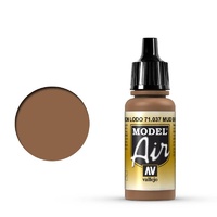 Vallejo Model Air Mud Brown 17 ml Acrylic Airbrush Paint