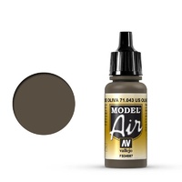 Vallejo 71043 Model Air US Olive Drab 17 ml Acrylic Airbrush Paint