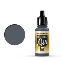 Vallejo Model Air Gray 17 ml Acrylic Airbrush Paint