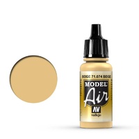 Vallejo Model Air Beige 17 ml Acrylic Airbrush Paint