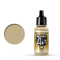 Vallejo Model Air Sand (Ivory) 17 ml Acrylic Airbrush Paint
