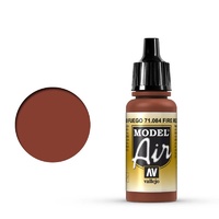 Vallejo Model Air Fire Red 17 ml Acrylic Airbrush Paint