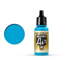 Vallejo Model Air Light Sea Blue 17 ml Acrylic Airbrush Paint