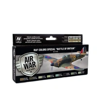 Vallejo Model Air RAF & FAA Special Battle of Britain WWII 8 Colour Acrylic Paint Set